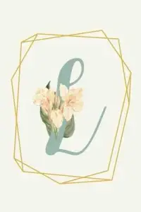 在飛比找博客來優惠-L: Floral Calligraphy Monogram