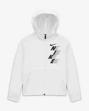 Nike Therma Big Boys' Full-Zip Graphic Training Hoodie Size Small CU9090-100 NWT