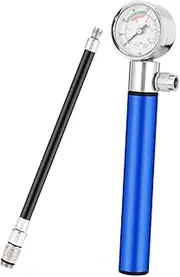 Abaodam Hand Air Pump with Pressure Gauge Durable Bike Pump for Basketball Football and Bicycle Tires Multipurpose Inflator for Sports Balls and Inflatable Easy to Use