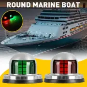 2PCS Navigation LED 8 Marine Boat Bow Yacht 12V Pontoon Bright Lights Red Green