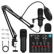 Professional Audio Recording Kit with Studio Quality Condenser Microphone