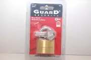 Guard Security 624 Solid Brass Padlock With 1-1/2" Standard Shackle