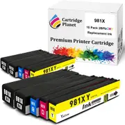 10 Pack (4BK,2C,2M,2Y) Compatible Ink for HP 981X for HP PageWide Managed P55250 P55250dw P57750 P57750dw PageWide Pro 552 552dw 577 577dw 577z