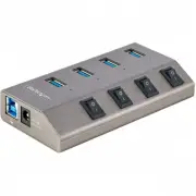 Startech 5G4AIBS-USB-HUB-NA 4 PORT USB 3.2/3.1 GEN 1/3.0 5GBPS HUB W/INDIVIDUAL