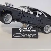 Fast & Furious Display logo Stand for 42111 Lego Dodge Charger set