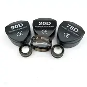 Bawa Lot Of 20D 78D 90D Lens For Ophthalmology With Case & Manual Free Shipping