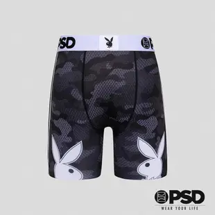 【PSD Underwear】PLAYBOY- 平口四角褲-校隊-白色
