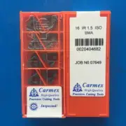 Carmex 16IR 1.5ISO BMA Internal thread turning blade Carbide Inserts 10Pcs