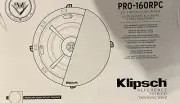 Klipsch PRO-16RC Reference Professional Series In-Ceiling Speaker, Each(1064446)
