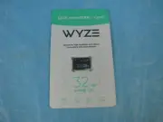 WYZE 32GB MicroSDHC Card Class 10 SD Memory Card - FREE SHIPPING