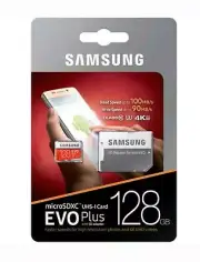 SAMSUNG EVO Plus 128GB MicroSD Micro Flash Memory Card w/ SD Adapter