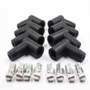 8 Set Hei Style Spark Plug Boot Terminal Kit Distributor Ignition Boot 9