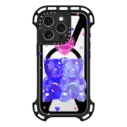 iPhone 16 Pro Ultra Bounce Case MagSafe Compatible Gummy Jelly Bear Couple