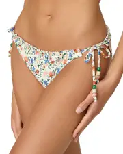 Shoshanna Ruffled Side Tie Bikini Bottom