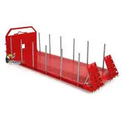 10x10 8x8 Metal Timber Flatbed DIY for 1/14 Hydraulic RC Roll On Full Dump Truck