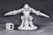 Reaper Miniatures Dwarf Royal Weapomaster #77574 Bones Unpainted Plastic Figure