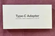 Type-C Adapter Dual USB C HUB for MacBook Pro 13" & 15"