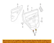 CHRYSLER OEM 04-10 Commander Interior Trim-Rear Door Trim Fastener 6507686AA (for: Chrysler)