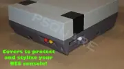 Set of 3 AV + RF connector port sleeves covers caps For Nintendo NES Console