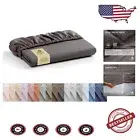Eco-Friendly 100% Cotton Percale Fitted Sheet – King Size, Charcoal, 16" Pocket