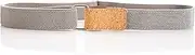 [Olata] Children’s Stretch Elasticated Belt with Wooden Look Hook and Loop Fastening, 1-12 years