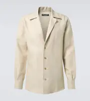 [Dolce & Gabbana] Dolce & Gabbana Linen overshirt UK 16 beige
