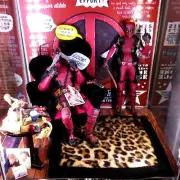 Leopard Pattern Black Border 1/6 rug for hot toys figure Diorama fits Detolf