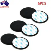 6 X Dashboard Dash Disc Disk Plate For Sat Nav GPS Tomtom Garmin Mount Holder