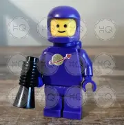 **NEW** 100% LEGO Classic Dark Purple Space Man Decaled Minifigure