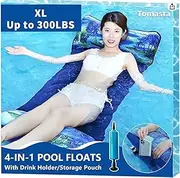 Hope Floats,Inflatable Floats for Pool Floating for Adults Water Hammock with Mesh Floats Adult Beach Toys, Floats for Swimming Pool Inflatable Pool Float Accessories.