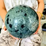 25.63LB TOP Natural Kambaba Quartz ball carved Crystal polishing sphere healing