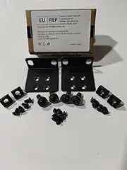 RoutersWholesale Rack Mount Kit Compatible with Many 17.3" Wide Buffalo Tech, Cisco, Dell, D-Link, Linksys, NETGEAR, and TRENDnet Products