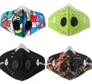 Reusable Mask Breathing Anti Pollution Allergy Activated PM2.5 Half Face Mask