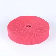 Red Hook & Loop Back to Back Strap Roll Tape 1cm 2cm 3cm 4, 5 Wide x 5m (Red, Width of Tape: 1 cm)