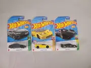 Hot Wheels bundle of 3 - Audi RD E Tron - Bugatti EB110 SS - Pagani Zonda R