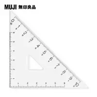 在飛比找PChome24h購物優惠-壓克力三角尺.45度角1入【MUJI 無印良品】