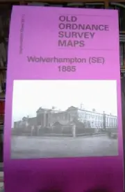 MAP OF Wolverhampton SE 1885 Staffordshire Sheet 62.11 NEW