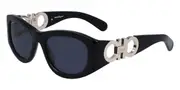 Salvatore Ferragamo SF 1082S 001 Men's Sunglasses Black Size 53