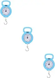 Gogogmee 3pcs Portable Scale for Travel Luggage Weight Scale Hook Small Lightweight for Outdoor Fishing Camping