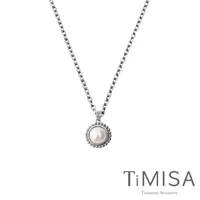 在飛比找momo購物網優惠-【TiMISA】珍心真意 純鈦項鍊E(白珍珠)