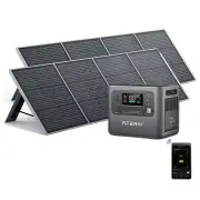 [EU Direct] Aferiy P210 2400W 2048Wh Portable Power Station Support APP + 2* S200A1 200W Solar Panel UPS Pure Sine Wave