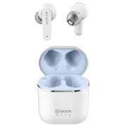 BOYA BY-AP4 True Wireless Semi-In-Ear Earbuds - White