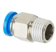 1/8 Hose Male Connector Push In Air Fittings with 1/4 BSP Thread - Pneumatic ...