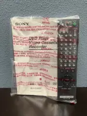 Remote Control & Manual ONLY For Sony DVD Player Video Cassette Recorder New/Old