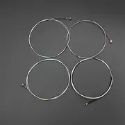 Labymos 4pcs A Set of Violin Strings E-A-D-G Steel Core Nickel Silver Wound Exquisite Stringed Musical Instrument Parts Aessories