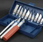 Dental Lab Gordon Knife Scalpel Razor Blade Precision Kit Cutter Set 13PC