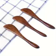 3pcs Wooden Dinner Butter Knifes Cheese Spreaders Mini Spatulas for Kitchen