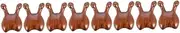 TOVINANNA 4sets Nose Wood Scrapers Facial Massagers Guasha Tool for Face Acupoint Massager Face Acupoint Scraper 2pcs*4