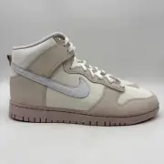 Nike Dunk High Retro PRM Cracked Leather Athletic Shoes Size 9.5 Mens DV0822-100