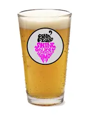 Pink Floyd (Crazy Diamond) - Rock and Roll - 16oz Pint Beer Glass Pub Barware